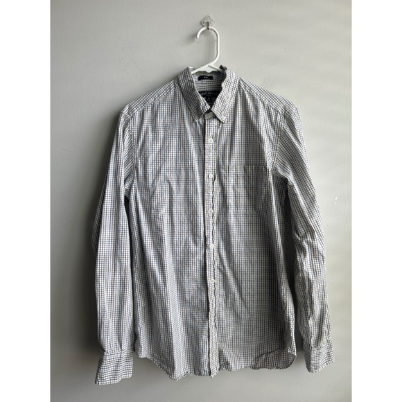 J.Crew Mercantile Other - J.Crew Off White Multicolor Plaid Button Down Shirt Mens Medium Slim Fit